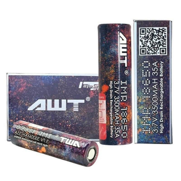 18650 AWT 3.7V 3500MAH 35A RAINBOW BATTERY [PACK OF 2] - koolvapes -