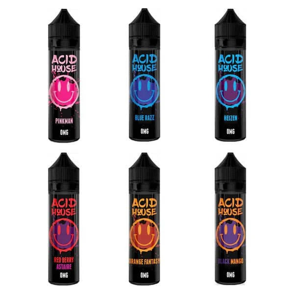 Acid House Shortfill 50ml E-Liquid | 0mg | - koolvapes - 50ml E-liquids