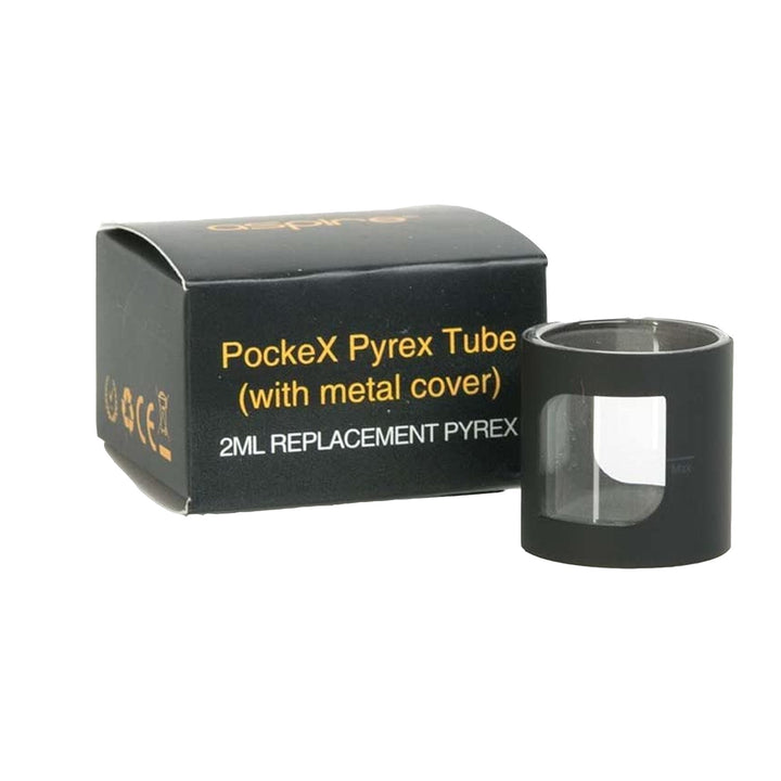 Aspire PockeX Replacement Glass Metal Sleeve - koolvapes -