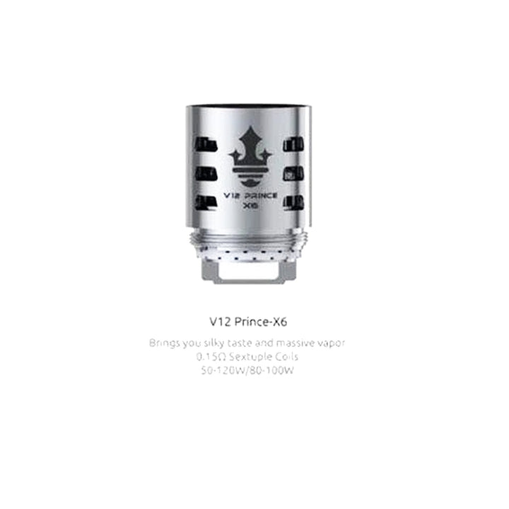 Authentic SMOK TFV12 Prince-X6 Sextuple Coils - Pack of 3 - koolvapes -