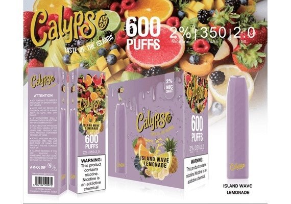 Calypso Bar 600 puffs Disposable Vape pod device - 20mg - koolvapes -