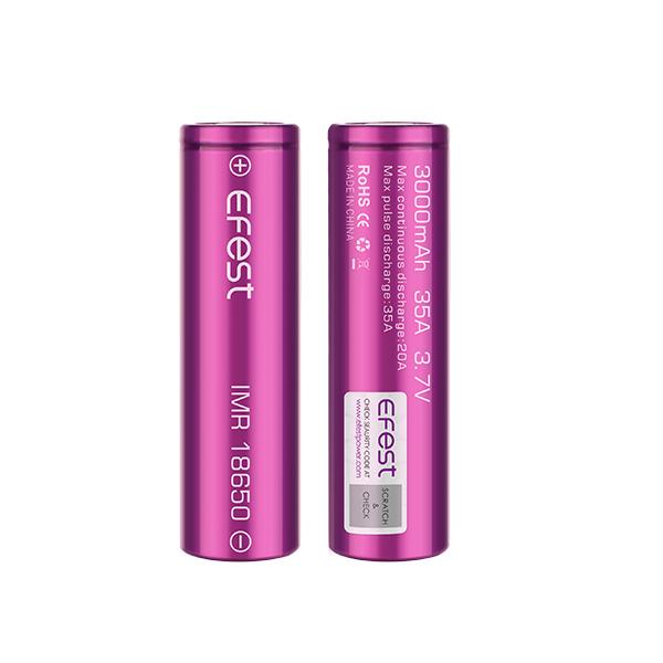 Efeast IMR 18650 3000mAh 35A Batteries- Pack of 2 - koolvapes -