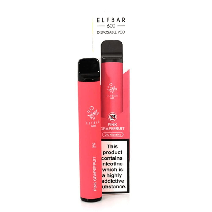 Elf Bar 600 puffs Disposable Vape 20mg - Pack of 10 - koolvapes - 600 Puffs