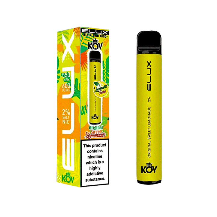 ELUX KOV Lemonade Series 600 Disposable Vape Pod - 20mg - koolvapes - 600 Puffs