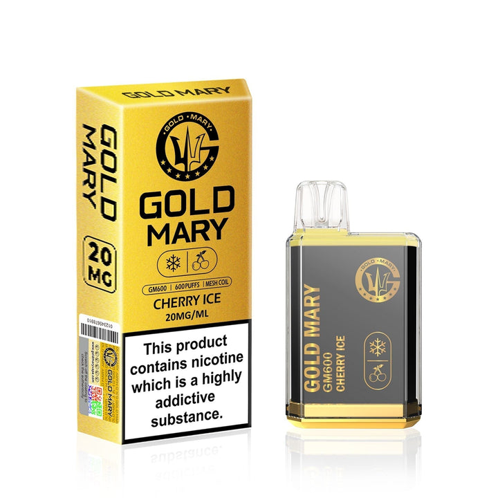 Gold Mary GM600 Disposable Vape Puff Bar Pod - koolvapes -