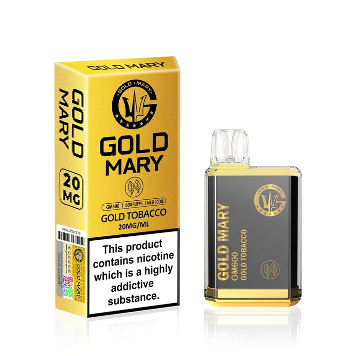 Gold Mary GM600 Disposable Vape Puff Bar Pod - koolvapes -
