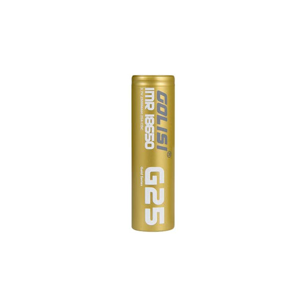 Golisi S25 - 18650 Battery - 2500mAh - Pack of 2 - koolvapes -