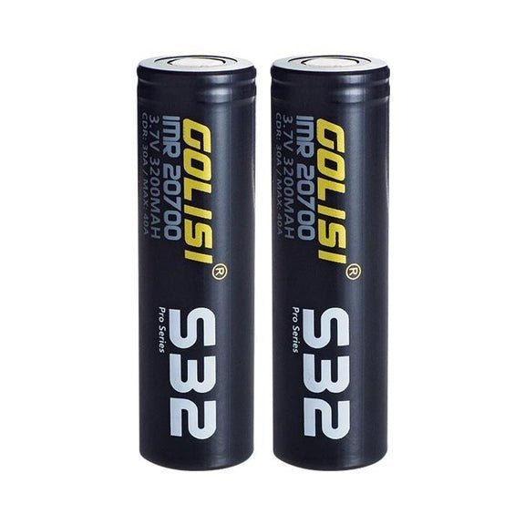 Golisi S32 - 20700 Battery - 3200mAh - Pack of 2 - koolvapes -