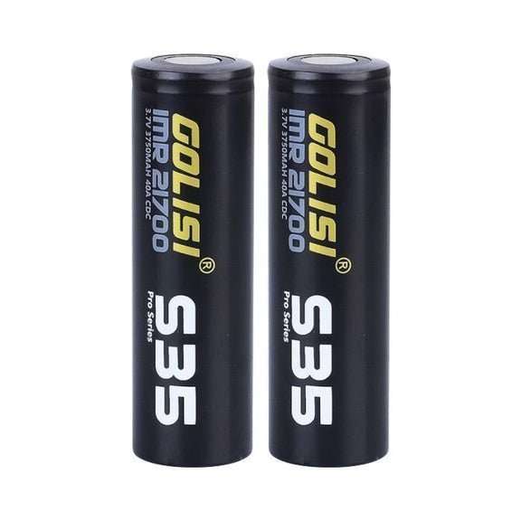 Golisi S35 - 21700 Battery - 3750mAh - Pack Of 2 - koolvapes -