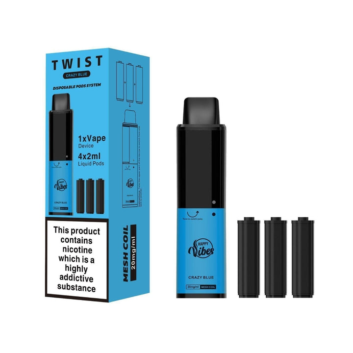 Happy Vibes Twist 2400 Disposable Vape Pod Kit - koolvapes -