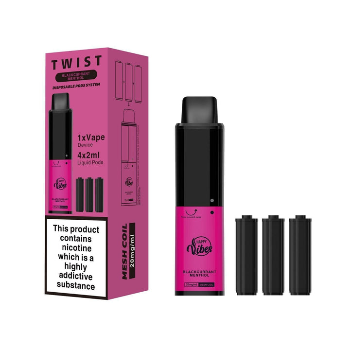 Happy Vibes Twist 2400 Disposable Vape Pod Kit - koolvapes -