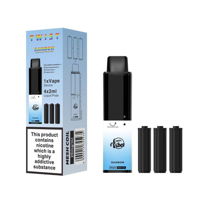 Happy Vibes Twist 2400 Disposable Vape Pod Kit - koolvapes -