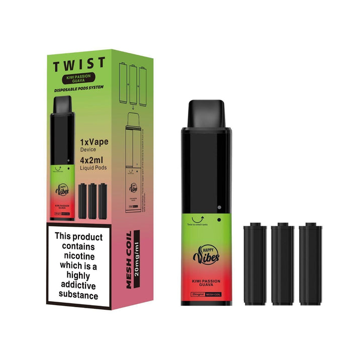 Happy Vibes Twist 2400 Disposable Vape Pod Kit - koolvapes -