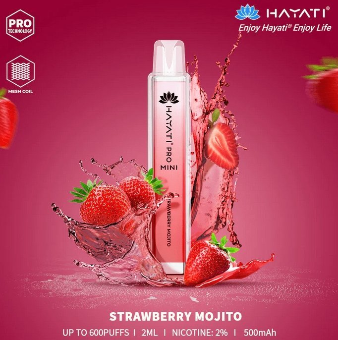 Hayati Crystal Mini Pro 600 Disposable Vape Pod Puff Kit - koolvapes - 600 Puffs