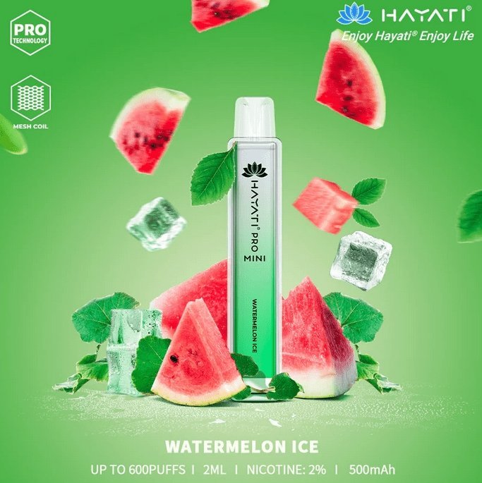 Hayati Crystal Mini Pro 600 Disposable Vape Pod Puff Kit - koolvapes - 600 Puffs