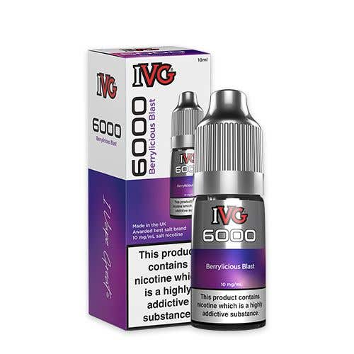 IVG 6000 Nic Salt 10ml Bottle Box of 10 - koolvapes - Nic Salt 10ml