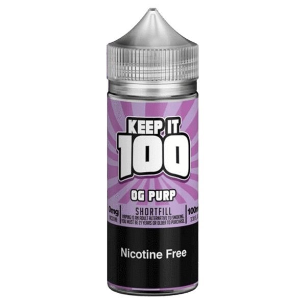 Keep It 100 OG Series 100ml Shortfill - koolvapes - 100ml E-liquids