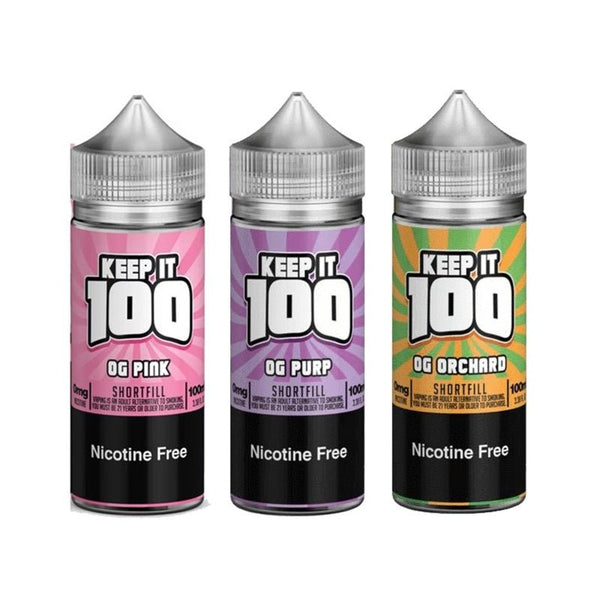 Keep It 100 OG Series 100ml Shortfill - koolvapes - 100ml E-liquids