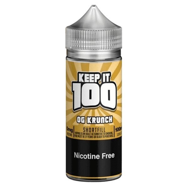 Keep It 100 OG Series 100ml Shortfill - koolvapes - 100ml E-liquids