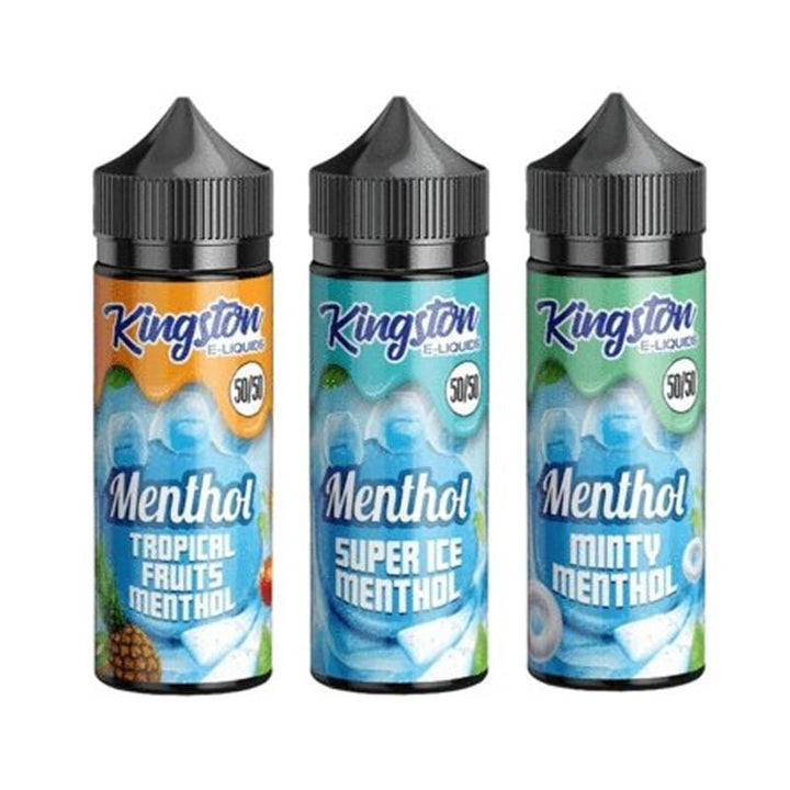 Kingston 50/50 Menthol 100ML Shortfill - koolvapes - 100ml E-liquids