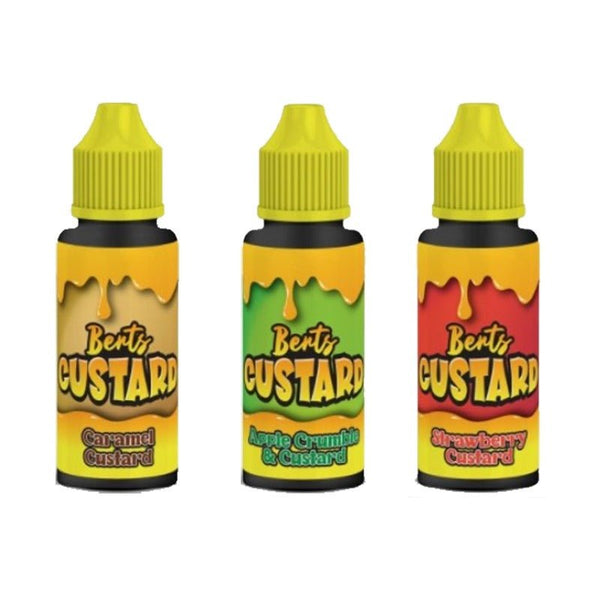 Kingston Berts Custard 100ML Shortfill - koolvapes - 100ml E-liquids