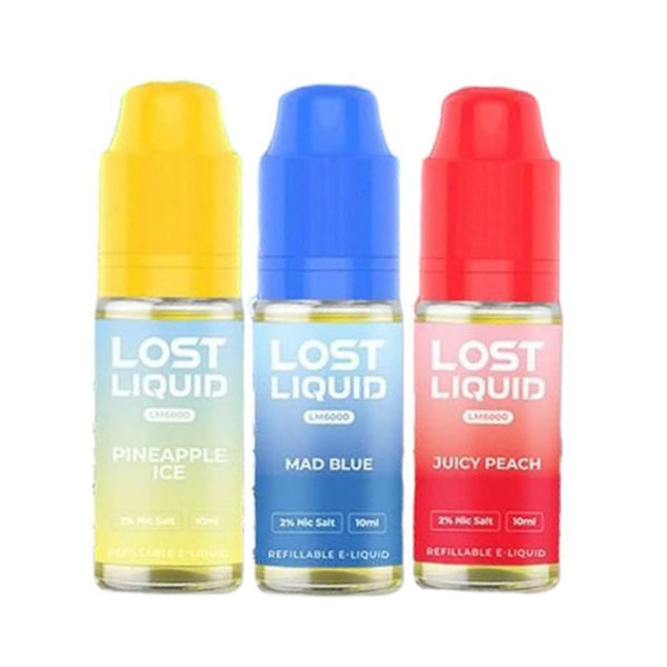 Lost Liquid Nic Salt 10ml E-Liquids (Box of 10) - koolvapes - Nic Salt 10ml