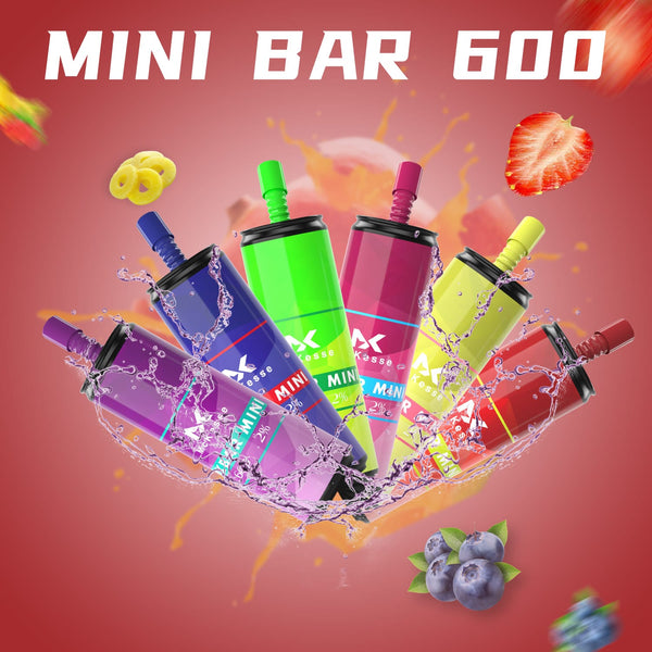 Mk Mini Bar 600 Disposable Vape Pod Box of 10 - koolvapes - 600 Puffs
