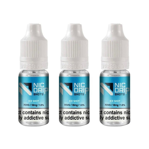 NIC DRIP - 70VG - 18MG - ICE SHOT - koolvapes - nic shots