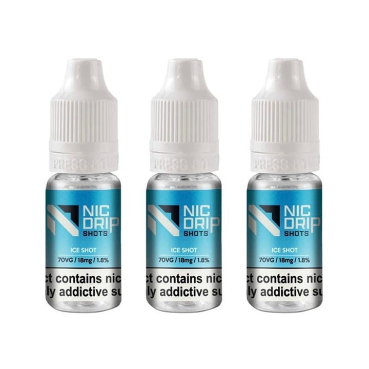 NIC DRIP - 70VG - 18MG - ICE SHOT - koolvapes - nic shots