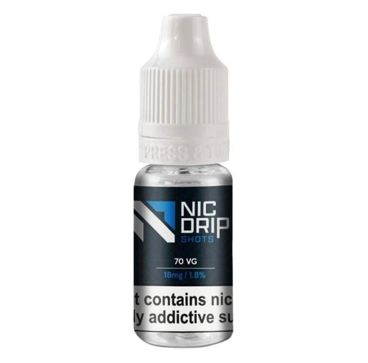 NIC DRIP - 70VG - 18MG - NICOTINE SHOT - koolvapes - nic shots