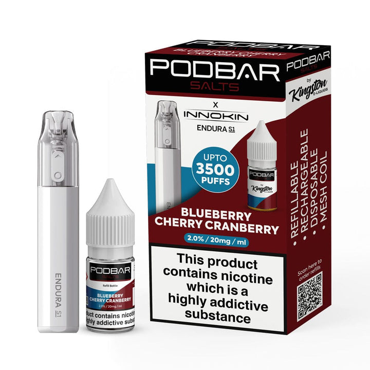 Podbar Salts + Innokin Endura S1 Pod Kit - Box of 5 - koolvapes -