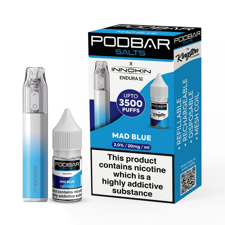 Podbar Salts + Innokin Endura S1 Pod Kit - Box of 5 - koolvapes -