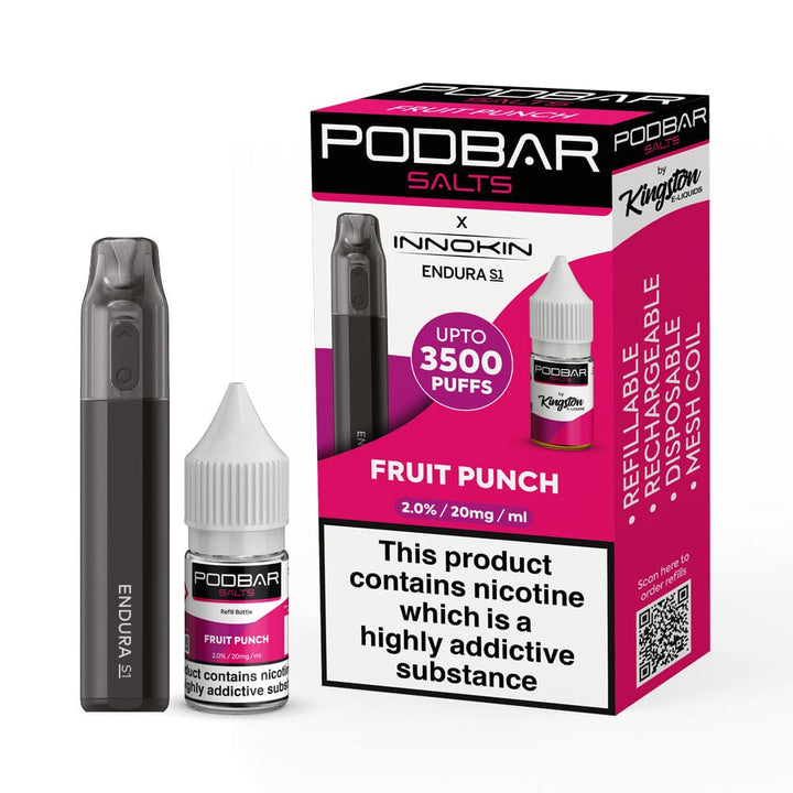 Podbar Salts + Innokin Endura S1 Pod Kit - Box of 5 - koolvapes -