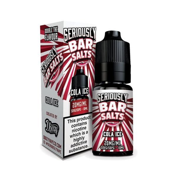 Seriously Bar Salt E-liquids Nic Salts-10ml- Box of 10 - koolvapes - Nic Salt 10ml