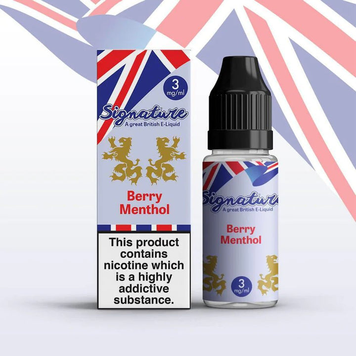 Signature - Berry Menthol - 10ml E-liquids (Pack of 10) - koolvapes -