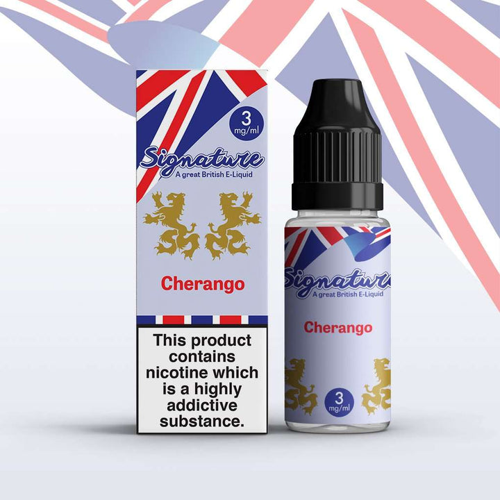 Signature E Liquid - Cherango - 10ml - 12mg- Vape and Go - koolvapes -