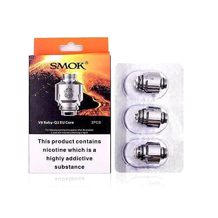 SMOK TFV8 Baby V8-Q2 EU CORE 0.4 ohm - Pack of 3 - koolvapes -