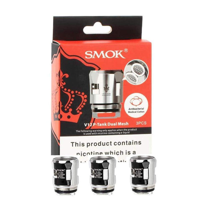 Smok - V12 Prince P-Tank Dual Mesh - 0.20 ohm - Coils - koolvapes -