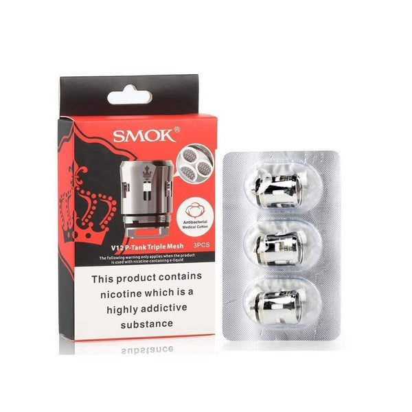 Smok - V12 Prince P-Tank Triple Mesh - 0.15 ohm - Coils - koolvapes -