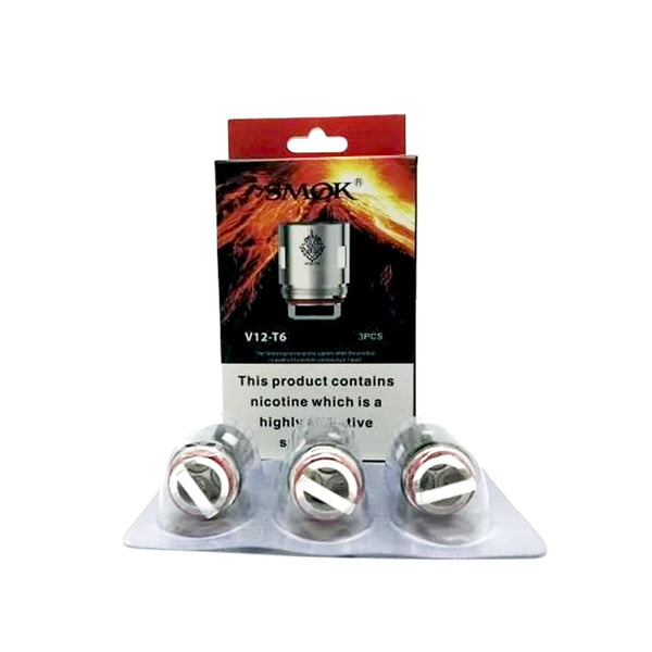 Smok V12 T6 0.17 Ohm Coils - Pack of 3 - koolvapes -