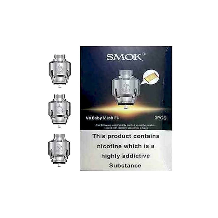 SMOK V8 Baby Mesh EU Core 0.15 - Pack of 3 - koolvapes -