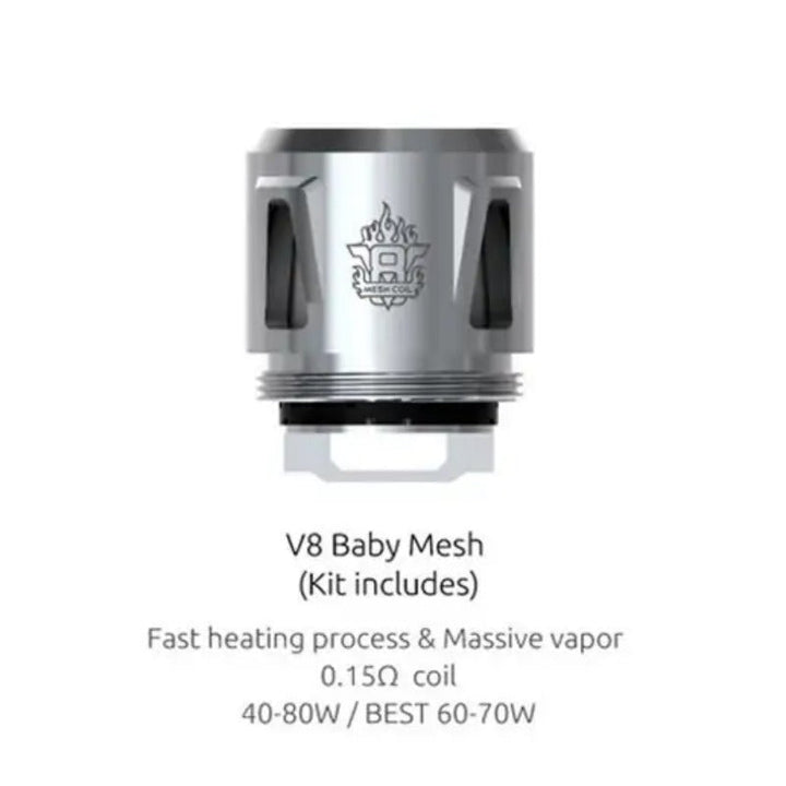 Smok V8 Baby Q2 Coils - Pack of 5 - koolvapes -