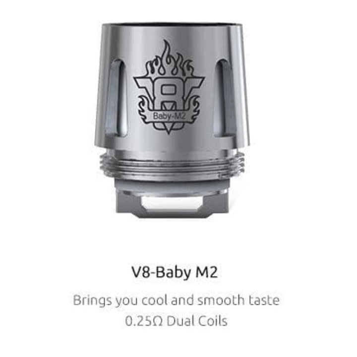 SMOK V8 X-Baby M2 Coils - Pack of 5 - koolvapes -