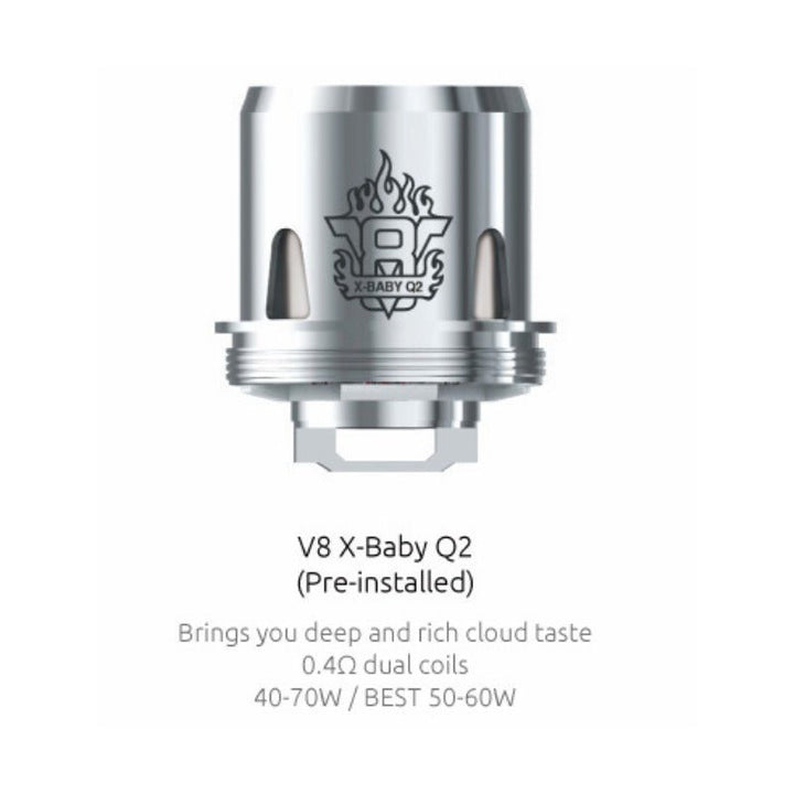 SMOK V8 X-Baby M2 Coils - Pack of 5 - koolvapes -