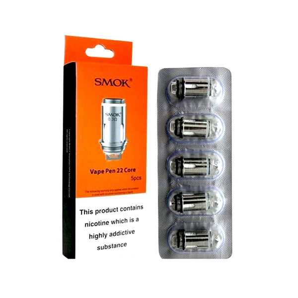 SMOK Vape Pen 22 Replacement Coils - Pack of 5 - koolvapes -