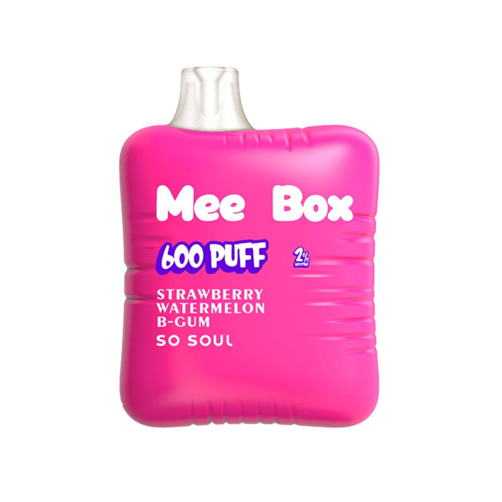 So Soul Mee Box 600 Disposable Vape Puff Pod Pack of 10 - koolvapes - 600 Puffs