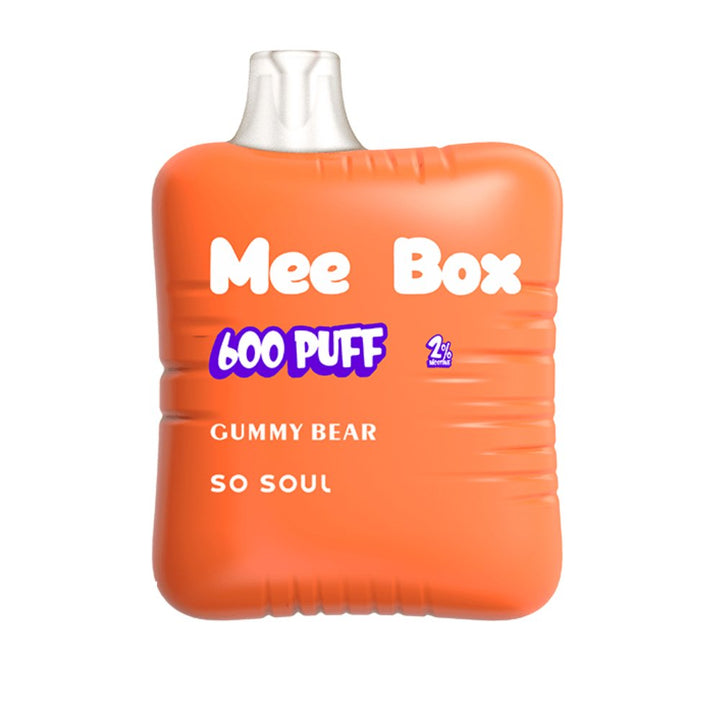 So Soul Mee Box 600 Disposable Vape Puff Pod Pack of 10 - koolvapes - 600 Puffs