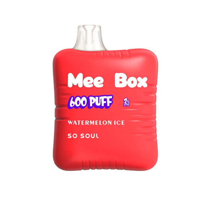 So Soul Mee Box 600 Disposable Vape Puff Pod Pack of 10 - koolvapes - 600 Puffs