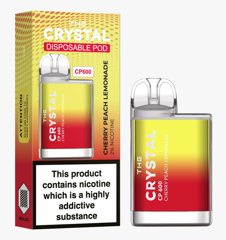 The Crystal CP600 Disposable Vape Puff Bar Box of 10 - koolvapes - 600 Puffs