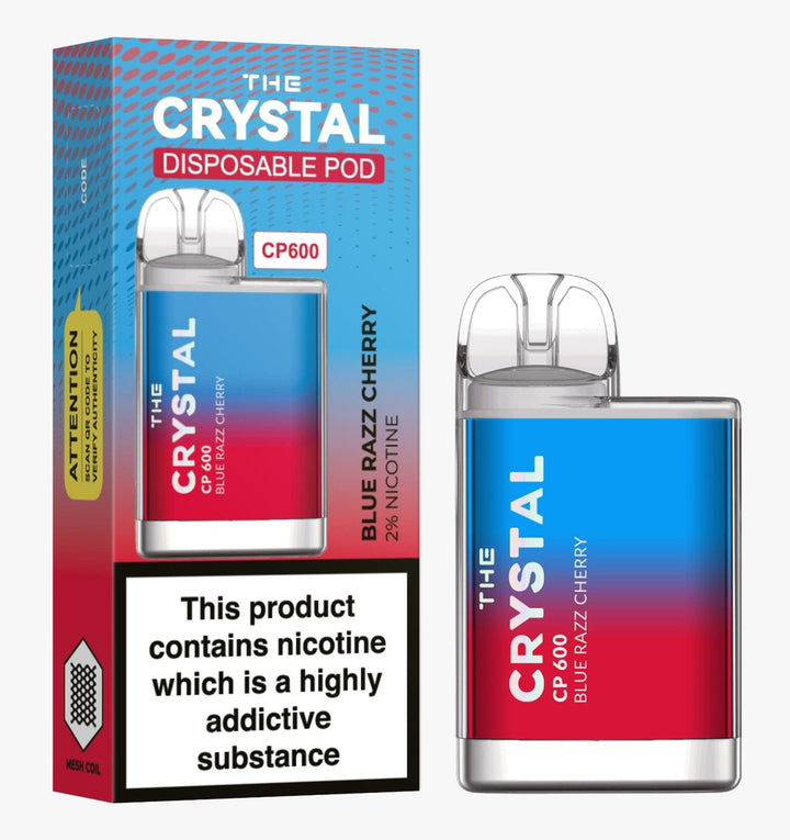 The Crystal CP600 Disposable Vape Puff Bar Box of 10 - koolvapes - 600 Puffs